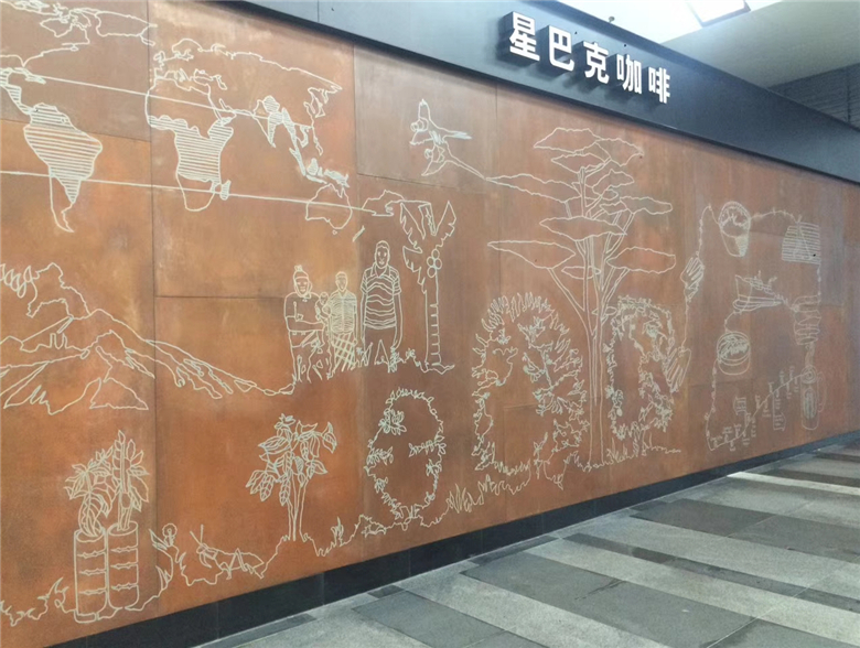 土默特右耐候钢幕墙